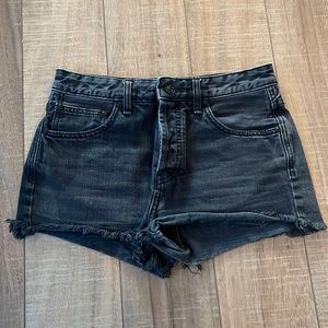 Black women’s size 26 jean shorts - free people brand